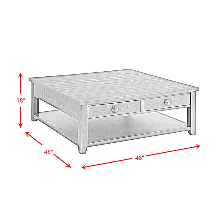 Kendyl - Occasional Square Coffee Table - Brown