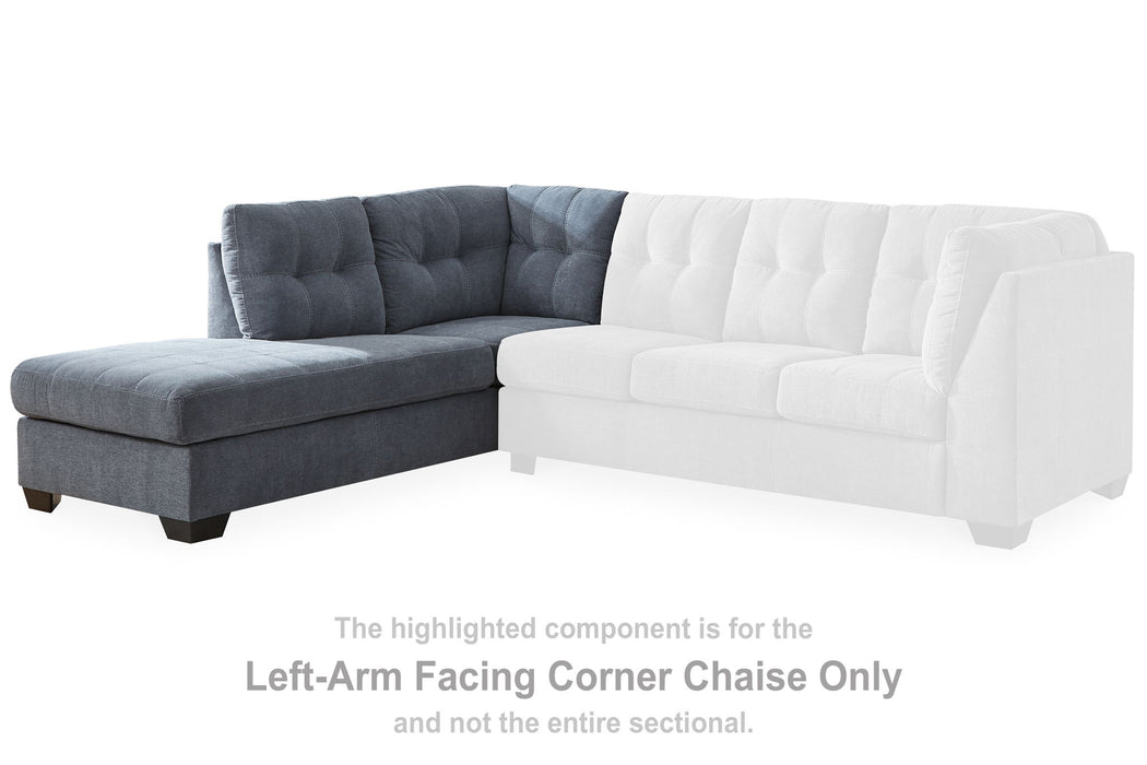 Marleton - Laf Corner Chaise - Denim