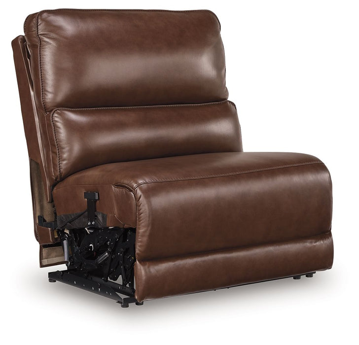 DeepWakes - Power Armless Recliner With Adjustable Headrest - Canyon