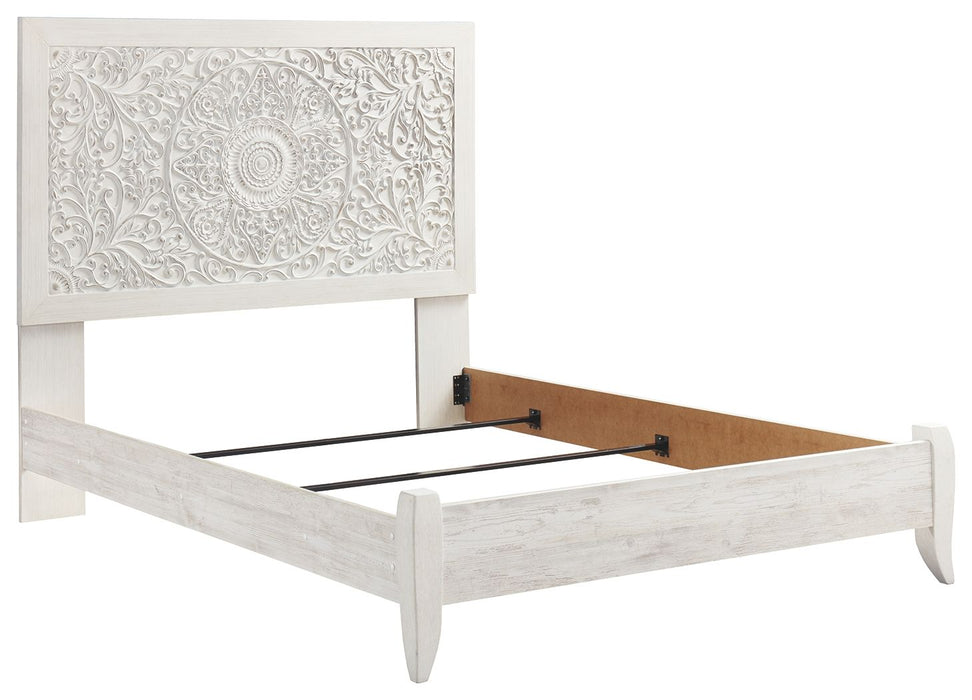 Paxberry - Queen Panel Headboard - Whitewash