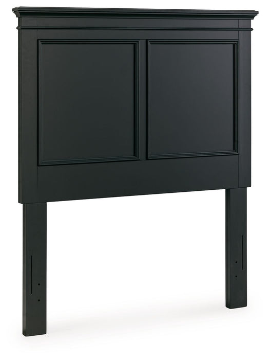 Lanolee - Twin Panel Headboard - Black