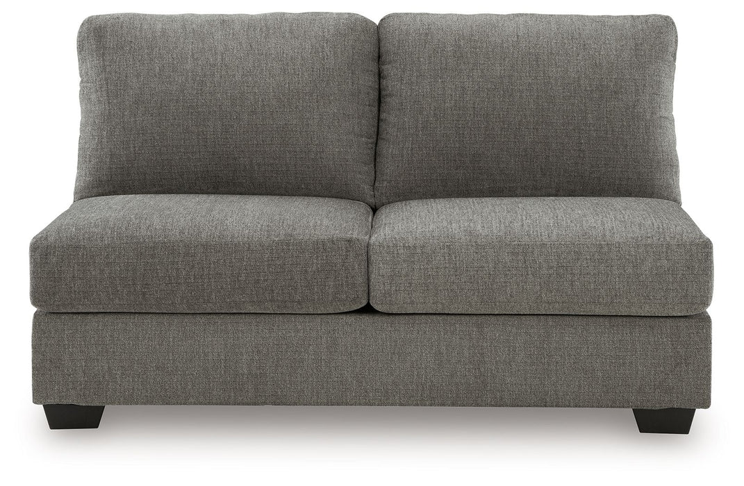 Clarington - Armless Loveseat - Greystone