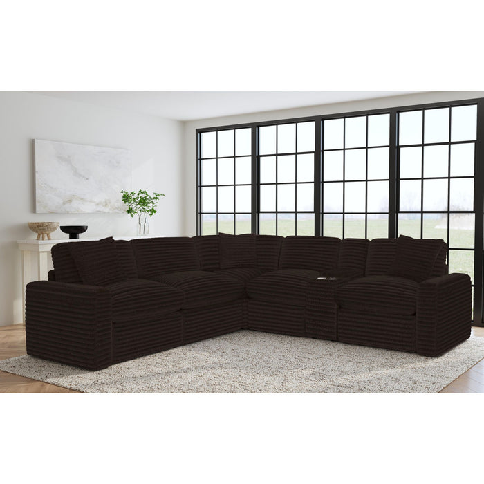 Corsicana - 6 Piece Sectional Set - Masis Espresso