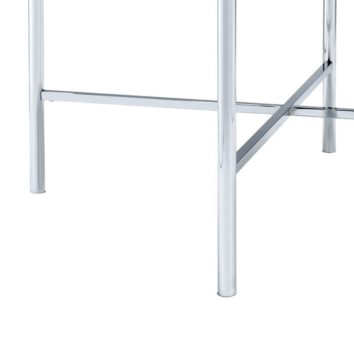 Cyrus - 3 Piece Occasional Table Set - Chrome