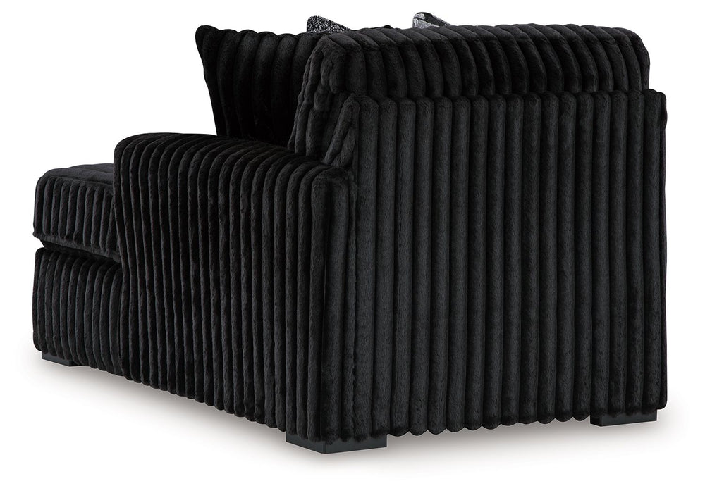 Midnight-Madness - Raf Corner Chaise - Onyx