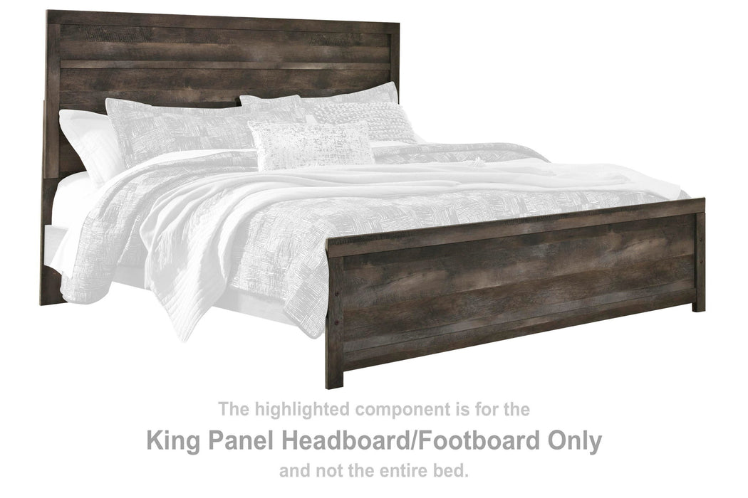 Wynnlow - King Panel Headboard/Footboard - Gray