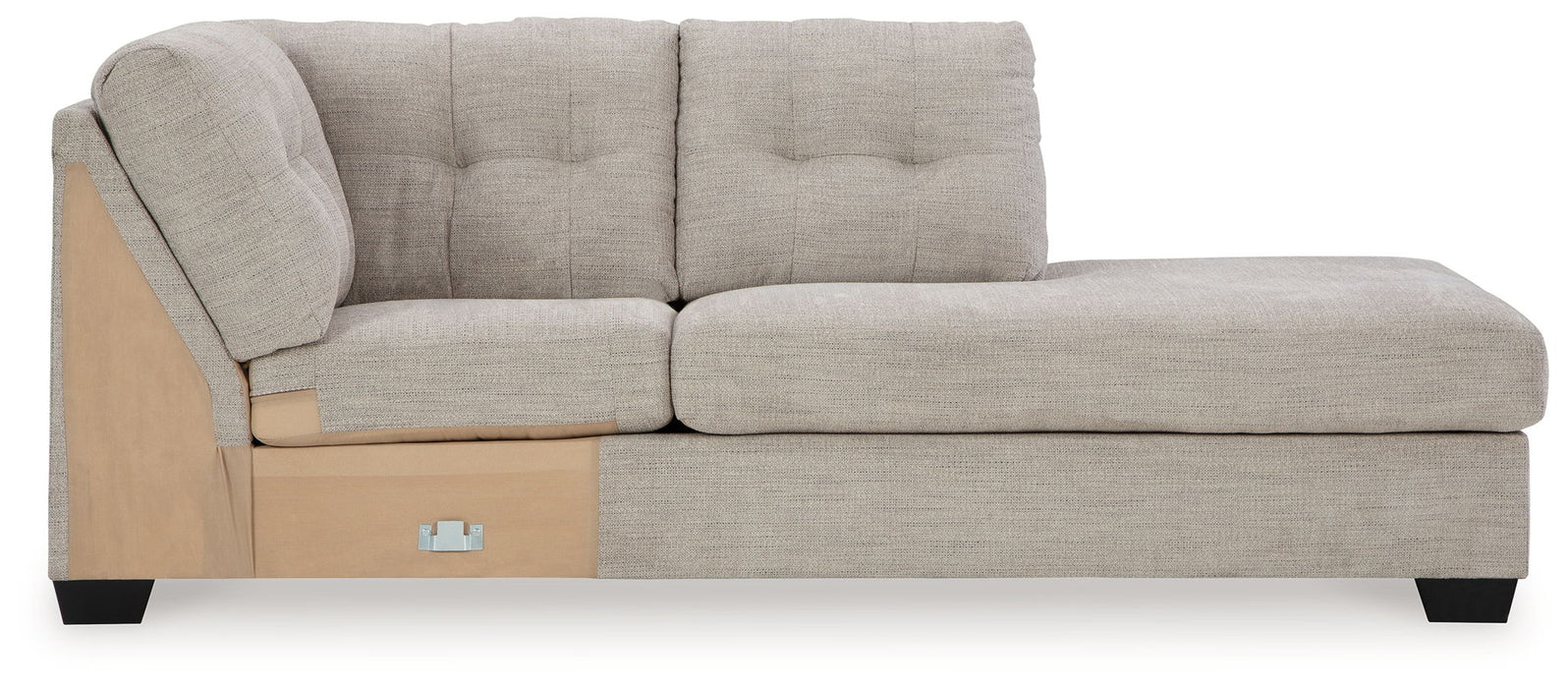Mahoney - Raf Corner Chaise - Pebble