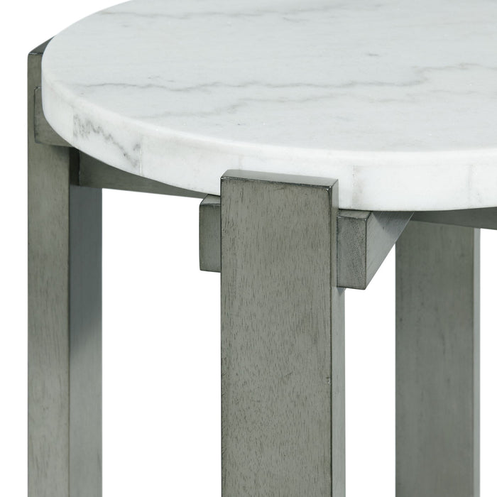 Rosamel - 2 Piece Occasional Table Set (Coffee Table And End Table) - Gray