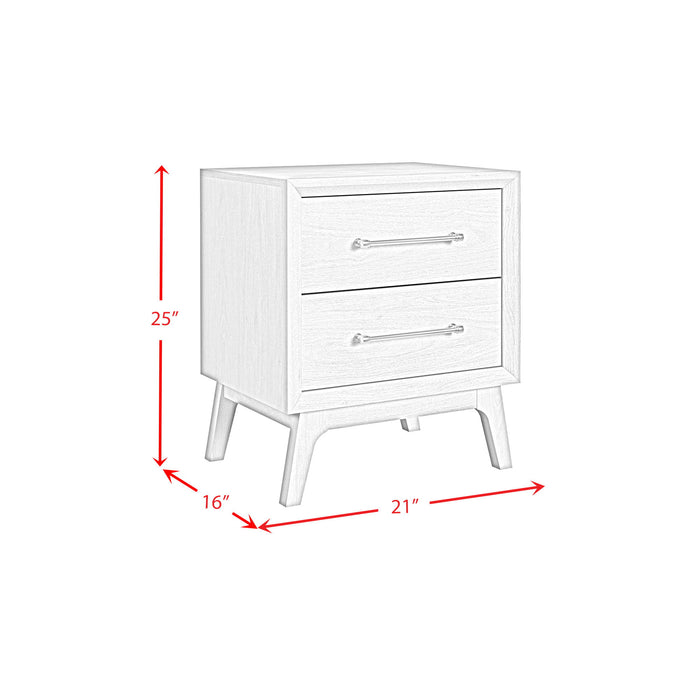 Westland - 2-Drawer Nightstand - Almond