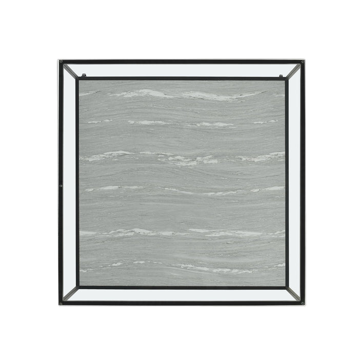 Yasmin - 2 Piece Occasional Table Set Coffee Table & End Table - Gray