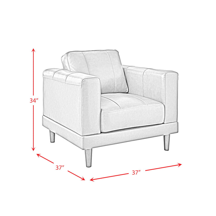 Martin - Counter Side Chair With Gray Fabric (Set of 2) - Black Finish