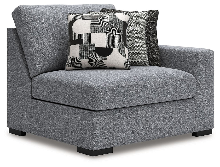 Bealton - RAF Corner Chair - Salt And Pepper