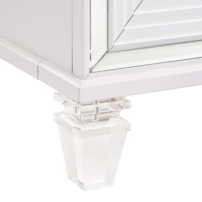 Twenty Nine - Nightstand With USB - White