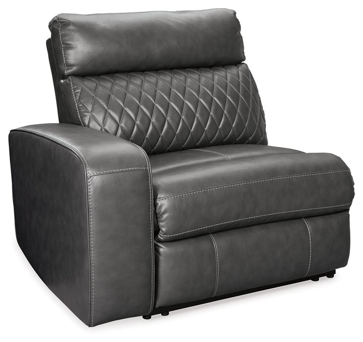 Samperstone - LAF Zero Wall Power Recliner - Gray