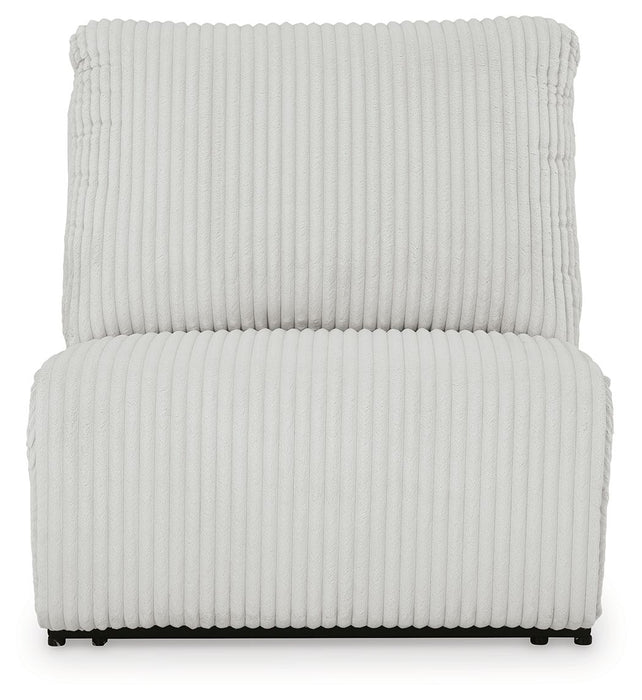 Top Tier - Armless Recliner - Alloy