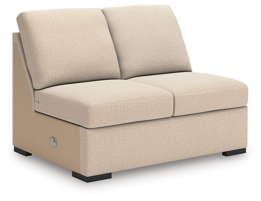 LadyMae - Armless Loveseat - Twill