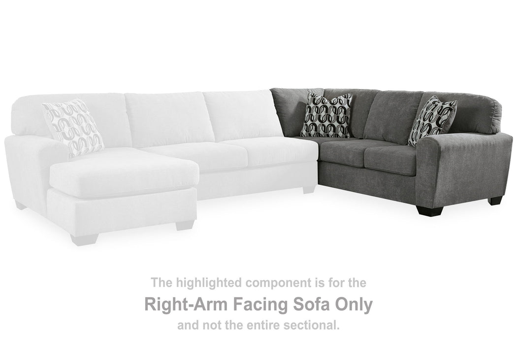Birkdale Court - Raf Sofa With Corner Wedge - Gray