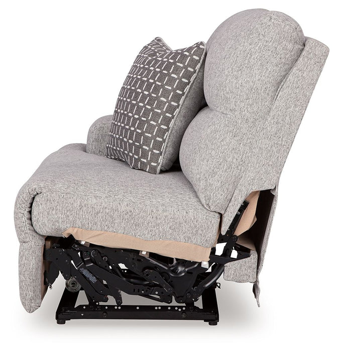 Acklen Place - Laf Zero Wall Power Recliner - Pewter