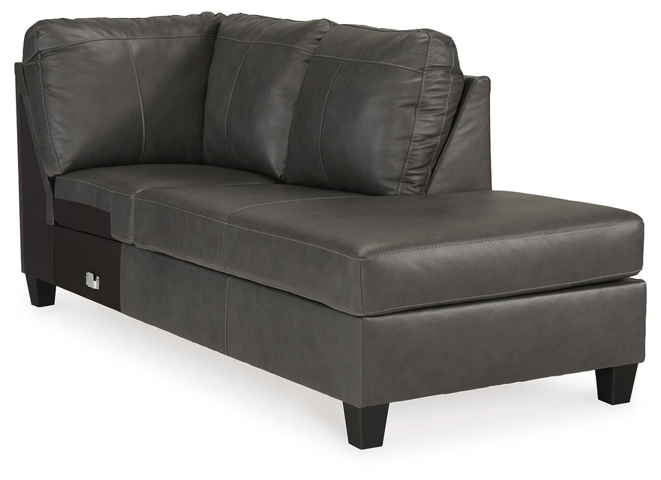 Valderno - Raf Corner Chaise - Fog