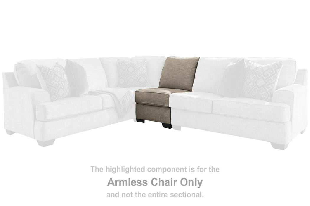 Bovarian - Armless Chair - Stone