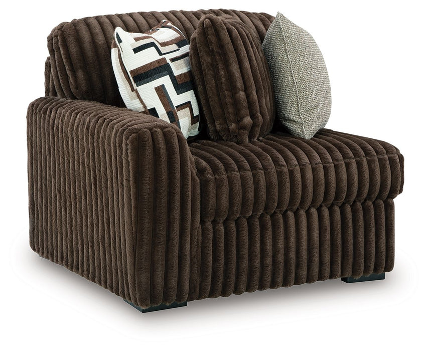 Midnight-Madness - LAF Corner Chair - Chocolate