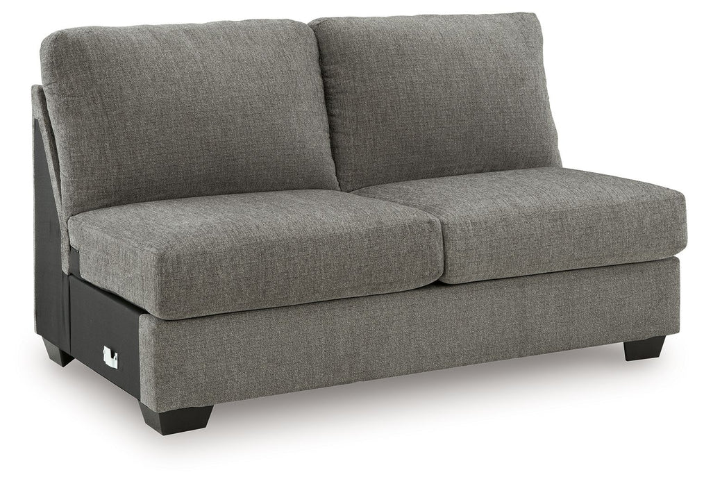 Clarington - Armless Loveseat - Greystone
