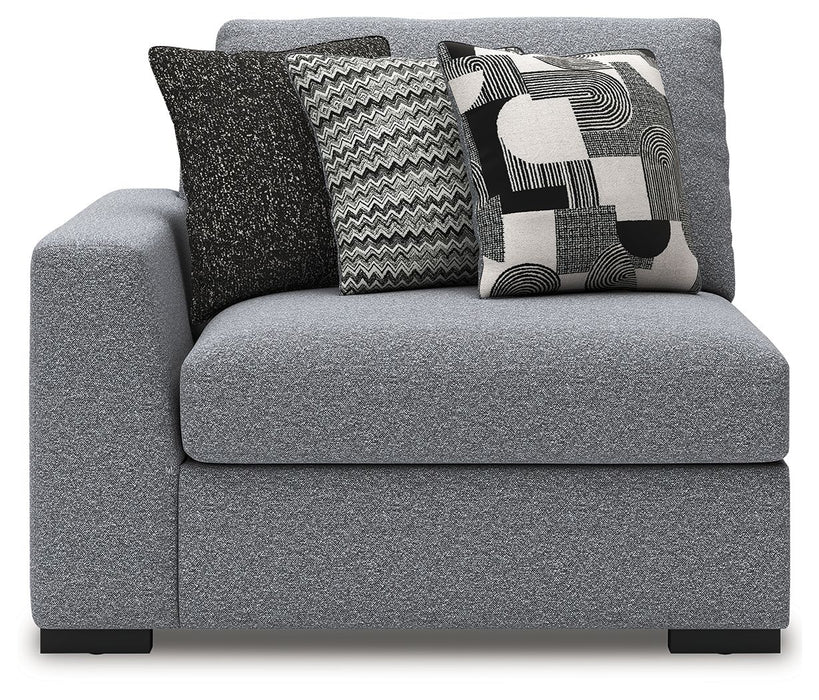 Bealton - LAF Corner Chair - Salt And Pepper