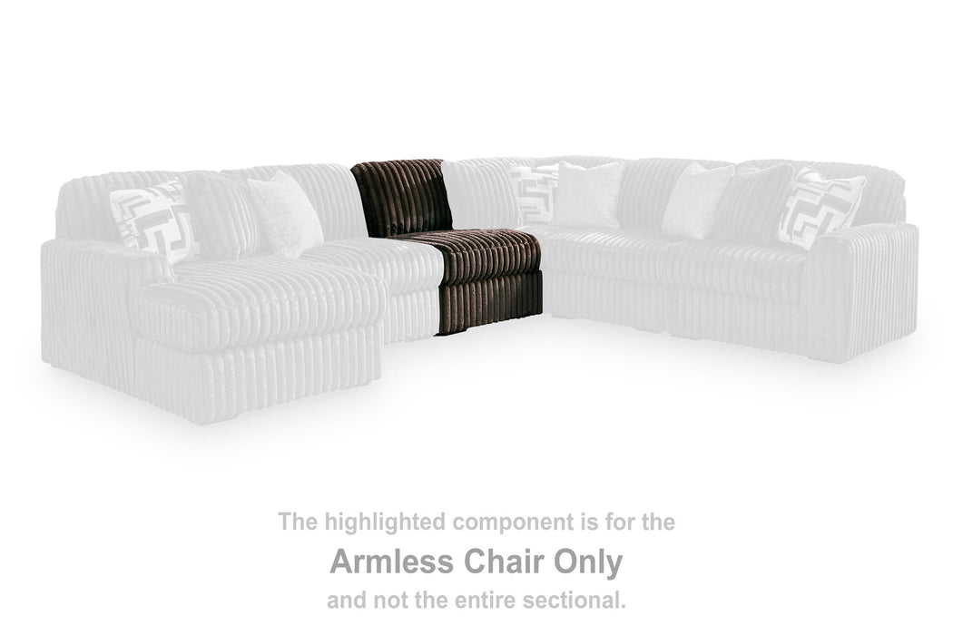 Midnight-Madness - Armless Chair - Chocolate