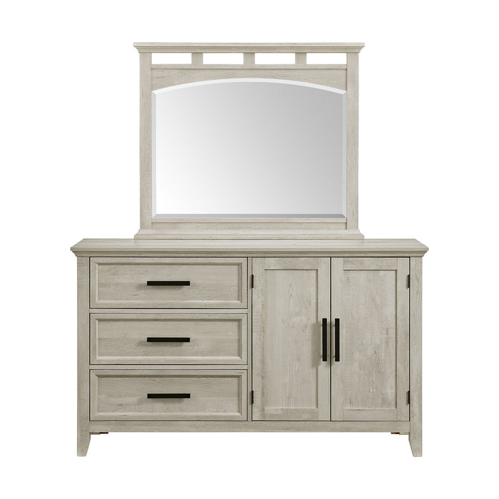Matias - Bedroom Set With Queen/Full Headboard, Dresser, Mirror & Nightstand