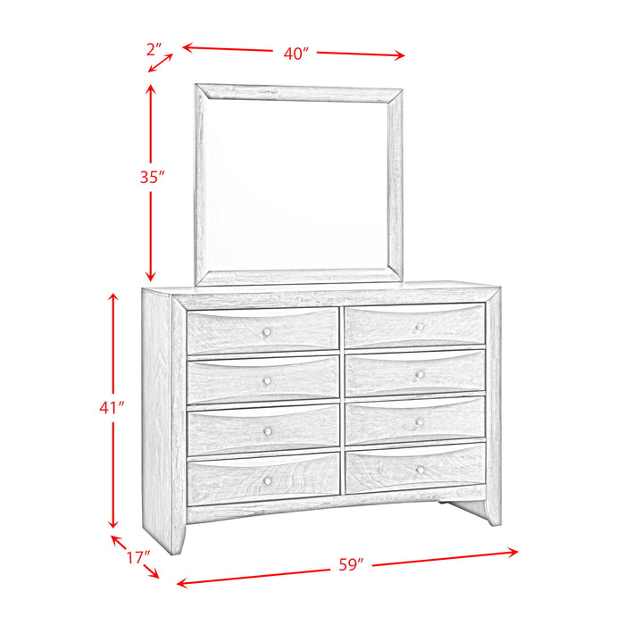 Harlington - 2-Drawer Nightstand - Dark Chocolate