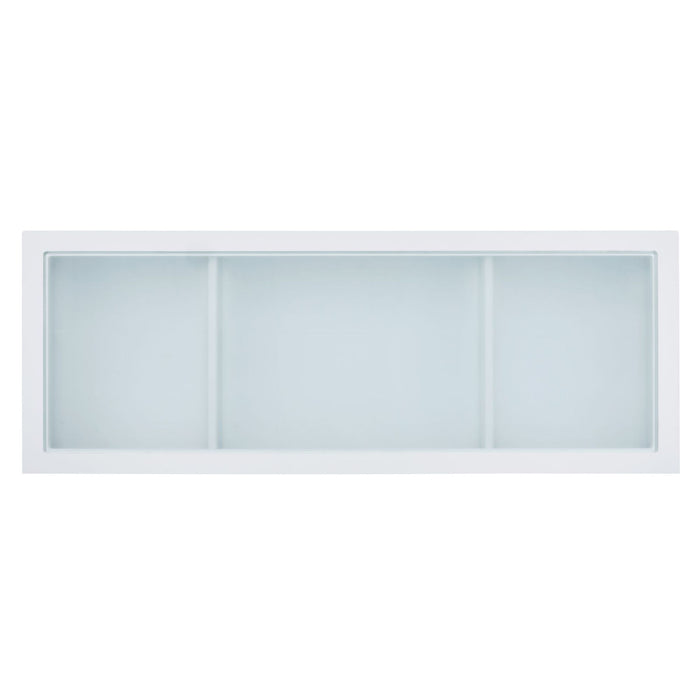 Amia - Complete Vanity With Lightbulbs - Glossy White