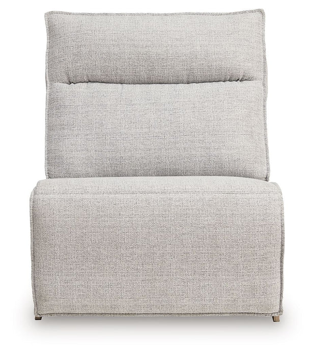 Modmax II - Power Armless Recliner With Adjustable Headrest - Stone