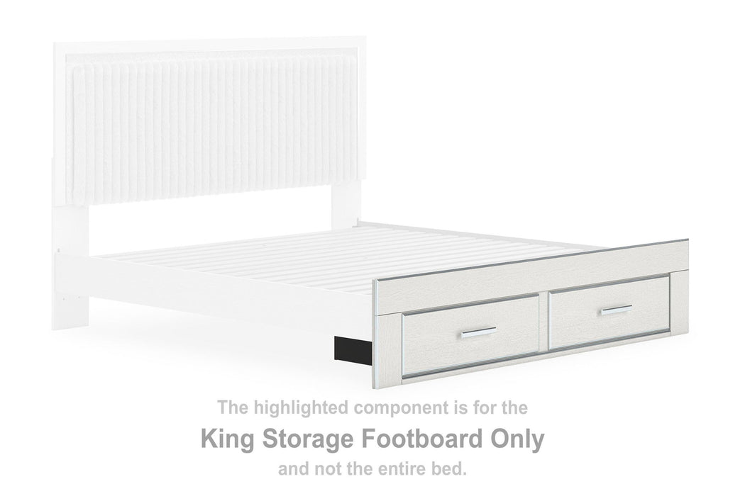 Zuraleus - King Storage Footboard - White