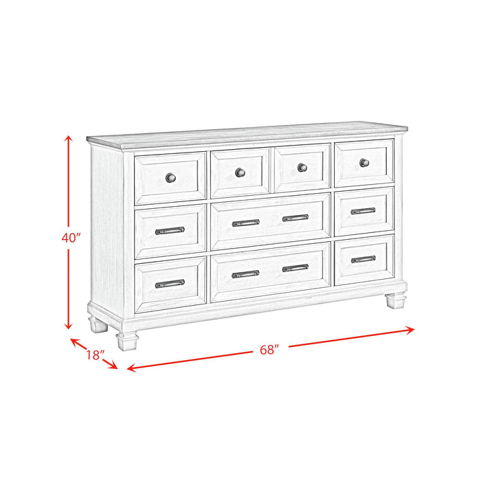 Farmington - 9 Drawer Dresser