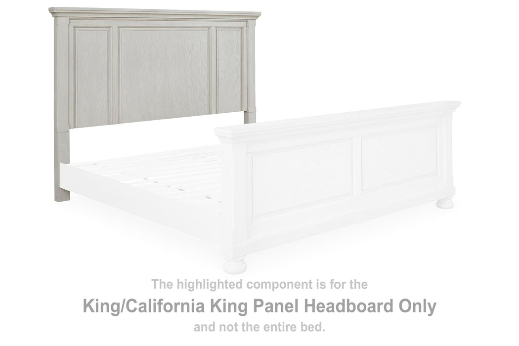 Robbinsdale - King/Cal King Panel Headboard - Antique White