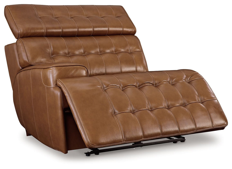 Temmpton - Laf Zero Wall Power Recliner - Chocolate