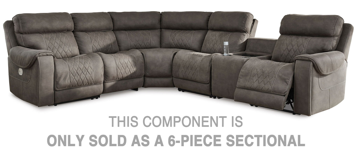 Hoopster - Laf Zero Wall Power Recliner - Gunmetal
