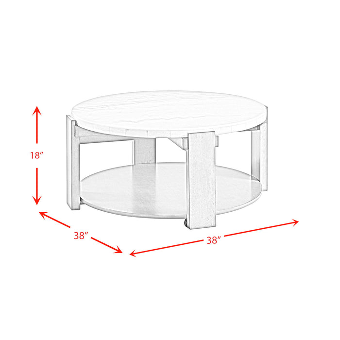 Rosamel - 2 Piece Occasional Table Set (Coffee Table And End Table) - Gray