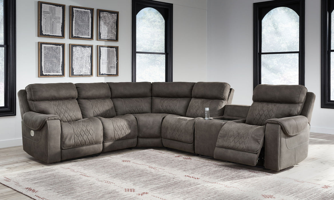 Hoopster - Laf Zero Wall Power Recliner - Gunmetal