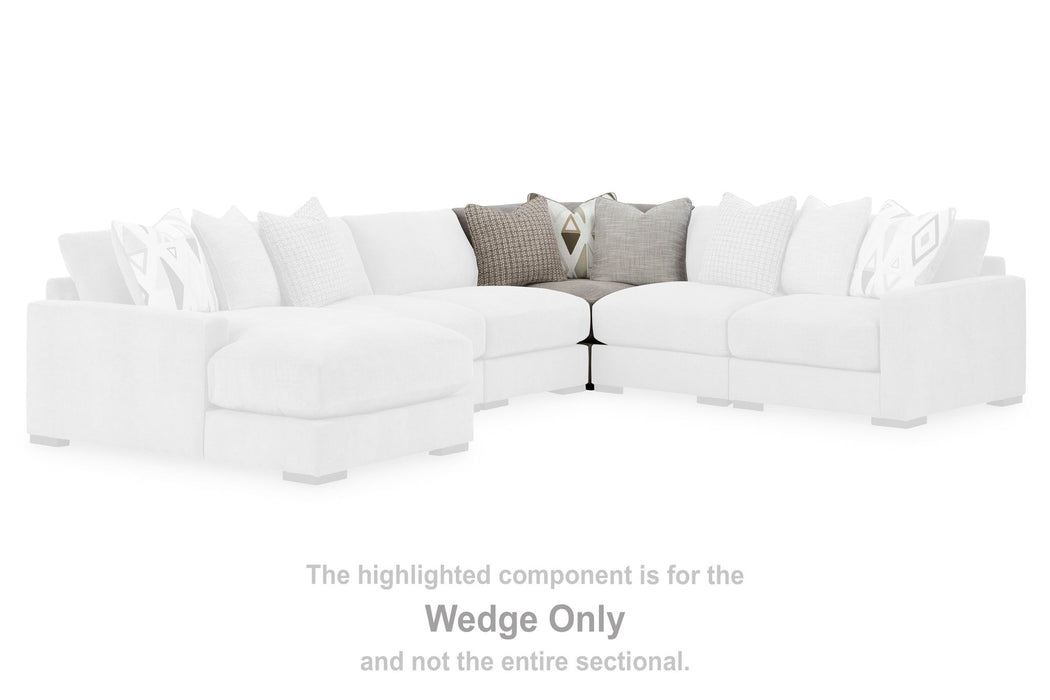 Aslan Court - Wedge - Pebble