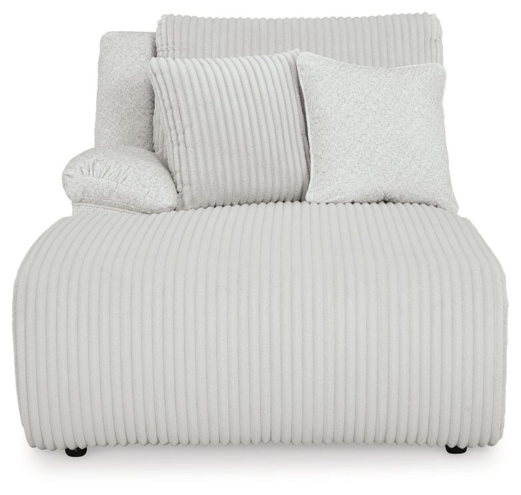 Top Tier - Laf Press Back Power Chaise - Alloy