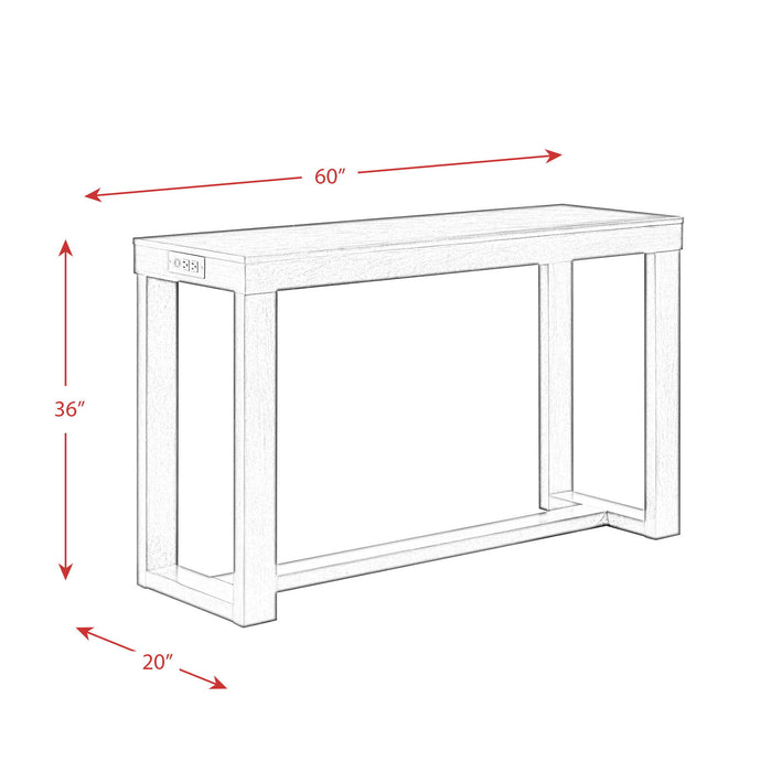 Hardy - Multipurpose Bar Table Set - Dark Walnut