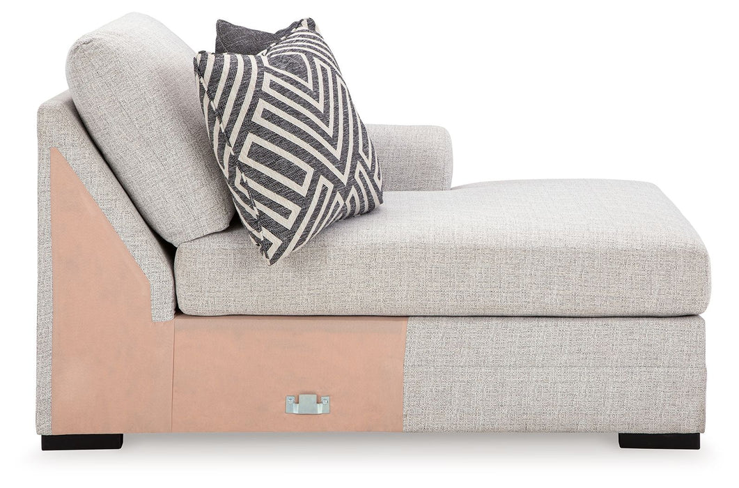 Koralynn - Raf Corner Chaise - Stone