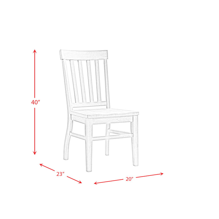 Lakeview - 5 Piece Rectangular Dining Set (Table & Four Chairs) - White