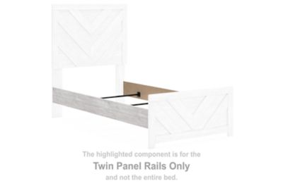 Cayboni - Twin Panel Rails - Whitewash