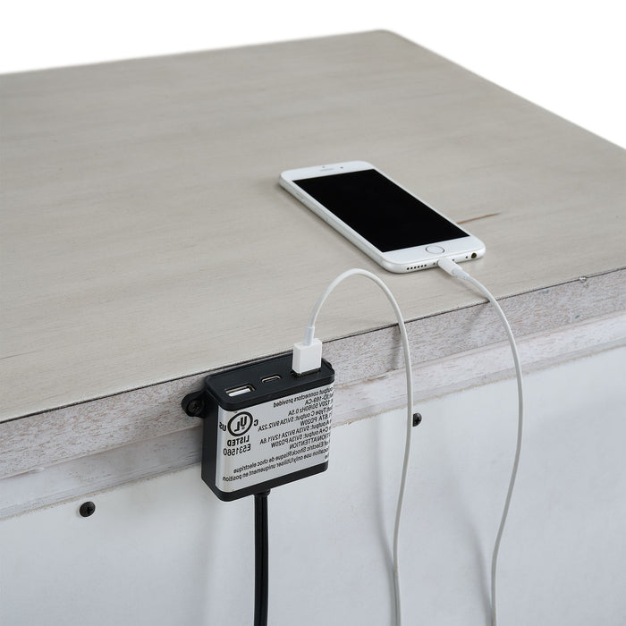 Mccoy - 2 Drawer Nightstand With USB