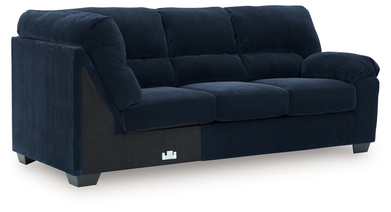 SimpleJoy - RAF Sofa With Corner Wedge - Navy