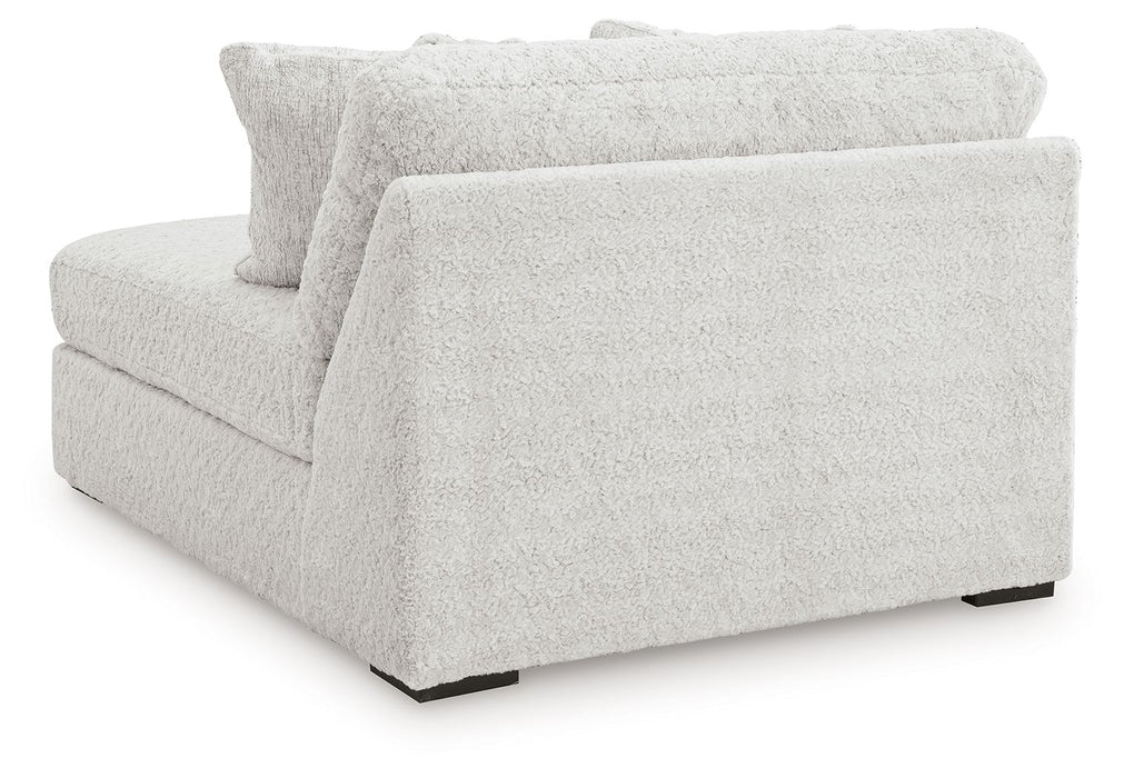 Cuddle Plush - Oversized Armless Chaise - Arctic