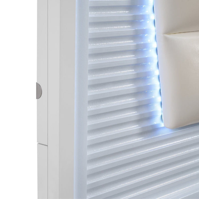 Denmark - Upholstered Bed With LED