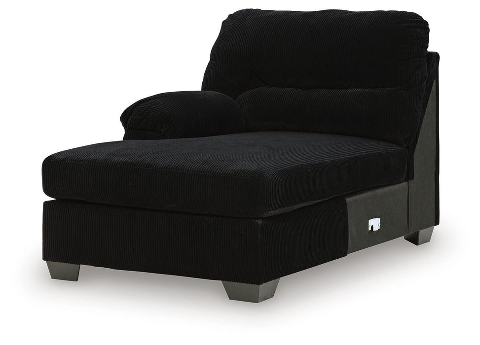 SimpleJoy - LAF Corner Chaise - Onyx